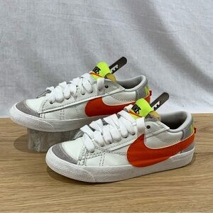 Nike Blazer Low 77 Jumbo Sail/Rush Orange Shoes Women’s Size 7.5